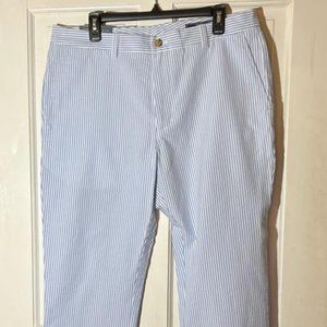 NWT Vineyard Vines Slim Fit Breaker Seersucker Pants 36x34